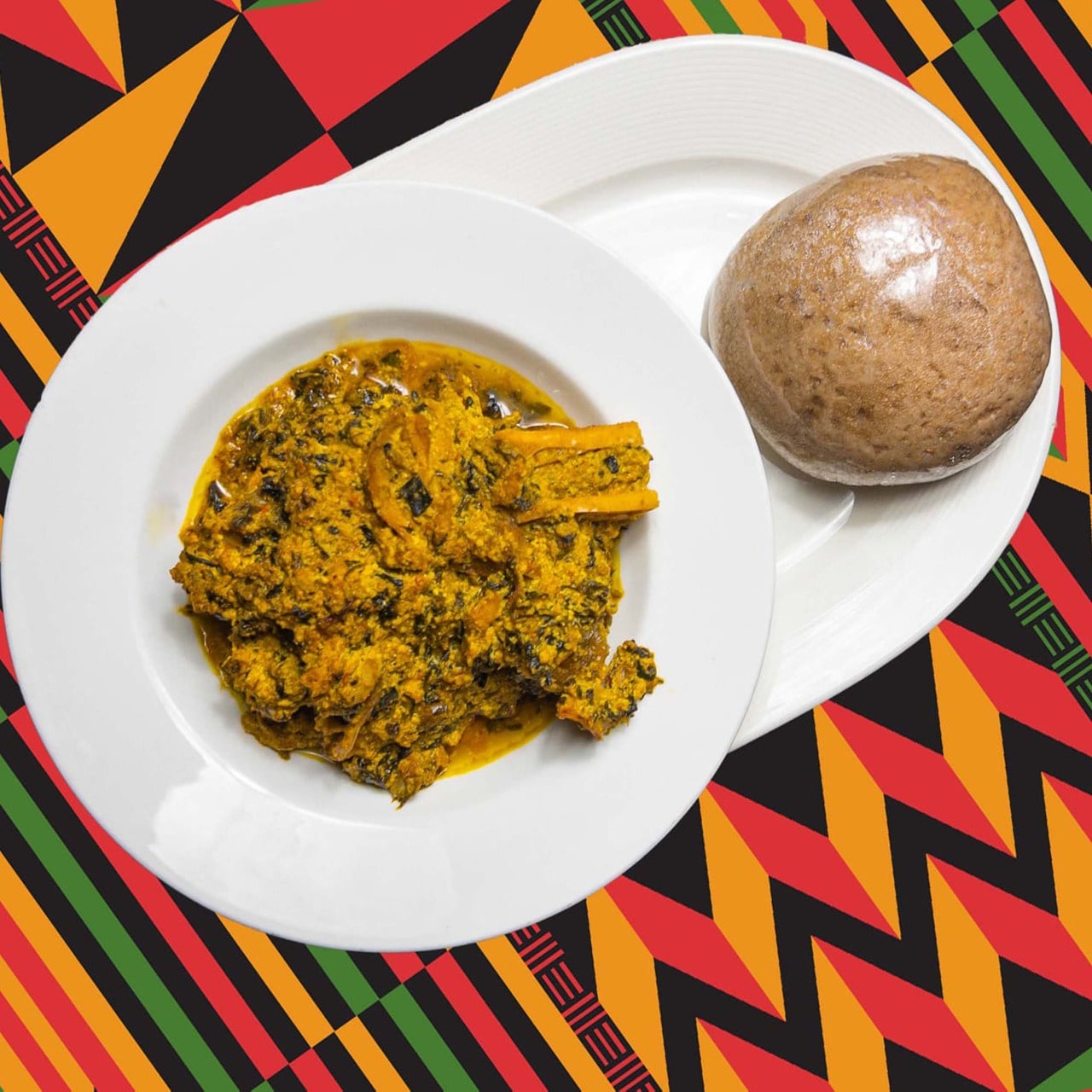  Egusi Soup with Wheat 